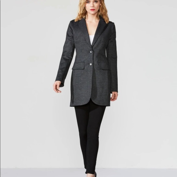 Bailey 44 Long pin striped dark grey blazer. - Picture 5 of 5